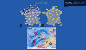 bulletin meteo du mercredi 17 fevrier 2021