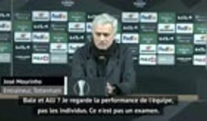 16èmes - Mourinho : "Bale et Alli ne passaient pas un examen"
