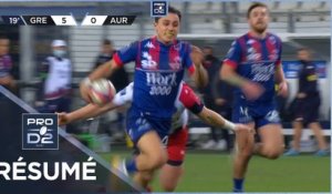 PRO D2 - Résumé FC Grenoble Rugby-Stade Aurillacois: 24-5 - J20 - Saison 2020/2021