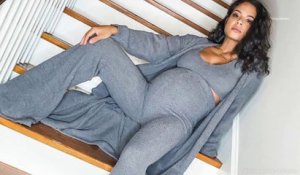 Christina Milian enceinte de son troisième enfant pose en lingerie fine