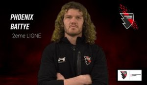 Phoenix BATTYE prolonge jusqu'en 2024 avec Oyonnax Rugby