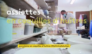 En Vendée, une start-up transforme les coquilles d'huîtres en porcelaine