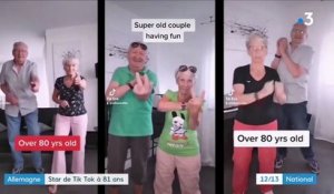 Erika, 81 ans, qui poste ses vidéos sur l'application TikTok, est une star des réseaux sociaux