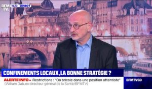 William Dab, ancien DG de la Santé: "La circulation du virus n'est absolument pas maîtrisée en France"