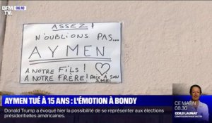 Les habitants de Bondy font part de leur émotion après la mort d'Aymen, 15 ans, tué par balle vendredi