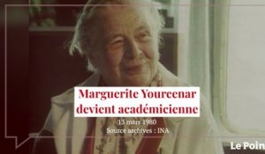 Mars 1980 : Marguerite Yourcenar devient académicienne