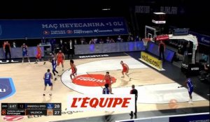 Le résumé d'Efes Istanbul - Valence - Basket - Euroligue (H)