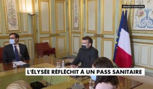 L'Elysée réfléchit à un pass sanitaire