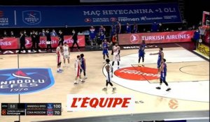Le résumé d'Efes Istanbul - CSKA Moscou - Basket - Euroligue (H) - ASVEL