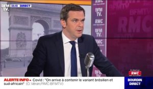 Exportation de vaccins bloquée par l'Italie: Olivier Véran assure que la France "pourrait faire la même chose"