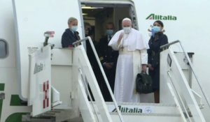 Le pape François s'envole pour une visite historique en Irak