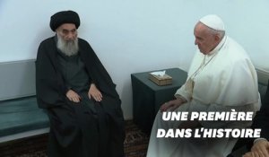 Rencontre historique entre le pape François et de l'ayatollah Sistani en Irak