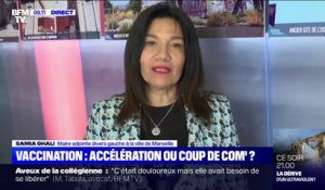 Samia Ghali: "La mairie de Marseille est prête à mettre à disposition le stade Vélodrome" pour accélérer la vaccination