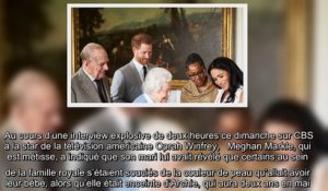 Elizabeth II et le prince Philip n'ont pas évoqué la couleur de peau du fils de Meghan Markle
