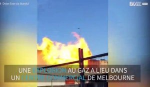 Dramatique explosion au gaz à Melbourne