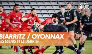 Les essais et le débrief de Biarritz / Oyonnax