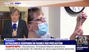 Philippe Besset (syndicats pharmaceutiques): "C'est parfaitement insupportable d'apprendre en pleine journée de vaccination qu'on n'a plus le droit de vacciner"