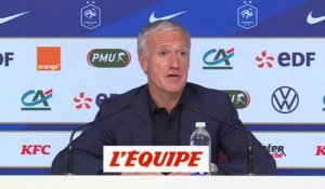 Deschamps : « Ce ne sera pas exactement la même liste en mai » - Foot - Bleus