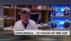 Philippe Besset : «Les doses de vaccins AstraZeneca sont actuellement en quarantaine»