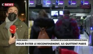 Coronavirus: Après l'annonce du confinement, de nombreux Parisiens cherchent à quitter la capitale - Les trains à destination de l'ouest de la France sont complets!