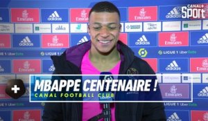 La réaction de Kylian Mbappé après son 100ème but en Ligue 1 !