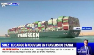 Canal de Suez: le cargo Ever Given est de nouveau en travers du canal