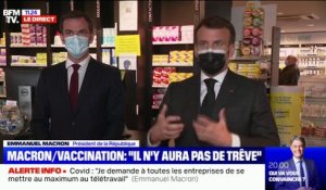 Emmanuel Macron annonce l'arrivée du vaccin Janssen "à partir de mi-avril"
