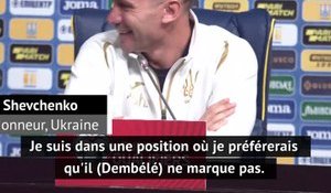 Ukraine - Shevchenko : "La France a beaucoup de très bons joueurs, spécialement devant"
