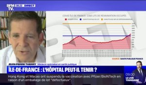 Covid-19: selon le médecin Jean-Pierre Thierry, "sur l'Ile-de-France, le pic prévu est deux fois celui de la deuxième vague"