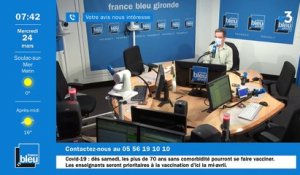 La matinale de France Bleu Gironde du 24/03/2021