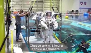 Comment Thomas Pesquet se prépare aux sorties dans l'espace... sous l'eau