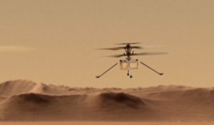 Mars : la Nasa prévoit le premier vol de son hélicoptère début avril