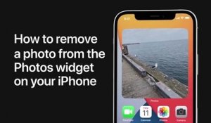 Comment supprimer une photo du widget Photos sur iPhone — Apple Support