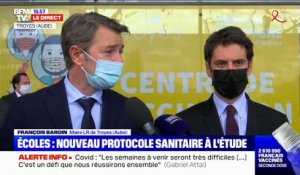 François Baroin, maire LR de Troyes: la question de la fermeture des écoles "doit être ouverte" dans les territoires les plus impactés