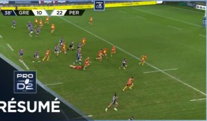 PRO D2 - Résumé FC Grenoble Rugby-USA Perpignan: 20-28 - J24 - Saison 2020/2021