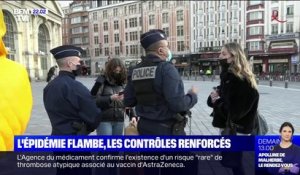 Covid-19: les contrôles de police s'intensifient dans les 19 départements confinés