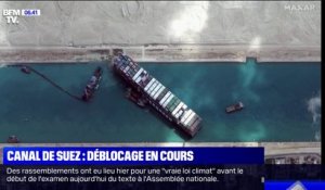 Canal de Suez: le porte-conteneur Ever Given a commencé à bouger
