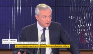 Covid-19 : "La liste des commerces fermés ou autorisés à ouvrir ne changera pas", assure le ministre de l'Économie Bruno Le Maire