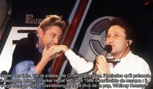 ✅ Michel Drucker - cette fameuse séquence avec Serge Gainsbourg qui l'a « marqué à vie » !