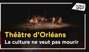 Le théâtre d'Orléans occupé par des artistes