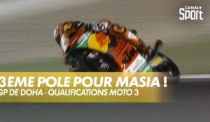 Jaume Masia en pole ! - GP de Doha Moto 3