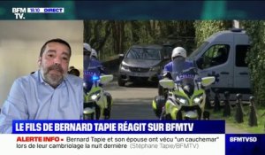 Stéphane Tapie: Dominique Tapie "a réussi à se détacher et est allée voir les voisins pour donner l'alerte"