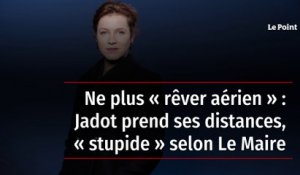 Ne plus "rêver aérien": Jadot prend ses distances, "stupide" selon Le Maire