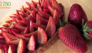 Tarte aux fraises acidulée