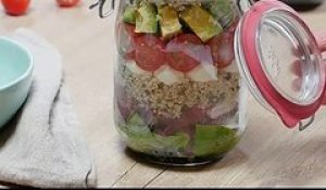 Salad jar quinoa & lentilles