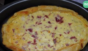 Quiche boursin au jambon