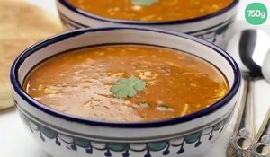 Soupe express tomate et pois chiches