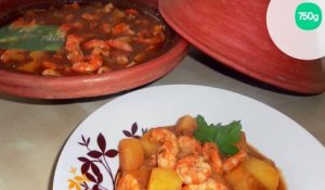 Tajine de crevettes