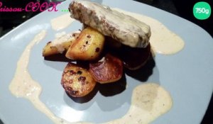 Rumsteak sauce roquefort et ses petites pommes de terres