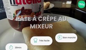 Pâte à crêpe au mixeur